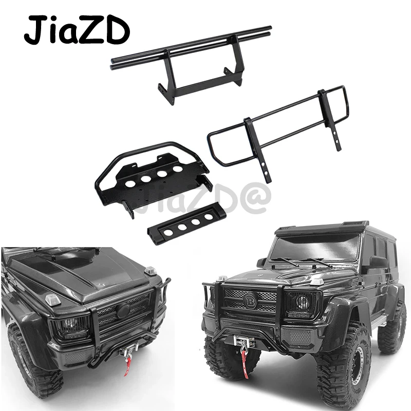 

1:10 RC Crawler Metal Front Rear Bumper for 1:10 RC Crawler Traxxas TRX4 G500 TRX6 G63 6X6 TRX-4 TRX-6 Upgrade Parts