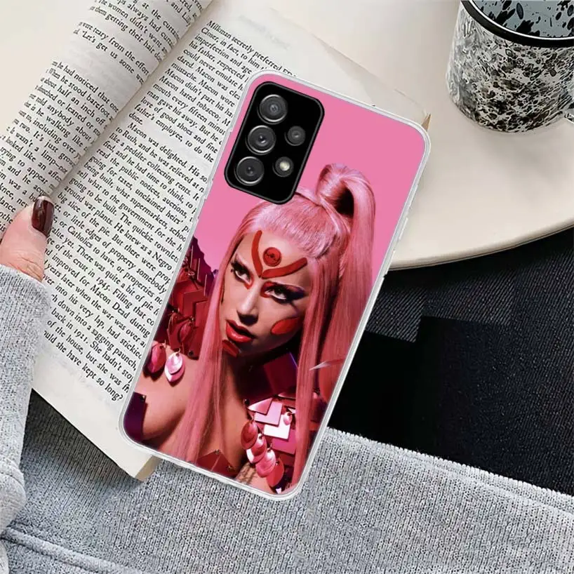 Lady Gaga Singer Telefoonhoesje Voor Samsung Galaxy A54 A54 A53 A52 A14 A13 A12 A24 A23 A22 A34 A33 A32 A 04S A 03S A 02S A42 A73 A72 Cover