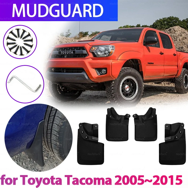 Mudguards for Toyota Tacoma 2005~2015 Fender Front Rear Mud Flaps Guard Splash Car Accessories