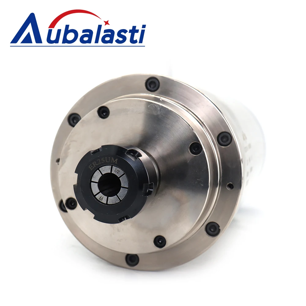 Water Cooling Spindle GDZ-125 4.5KW 5.5KW 6KW ER25 380v 8A 220v 12A 24000rpm CNC Router Spindle Motor for CNC Router Machines