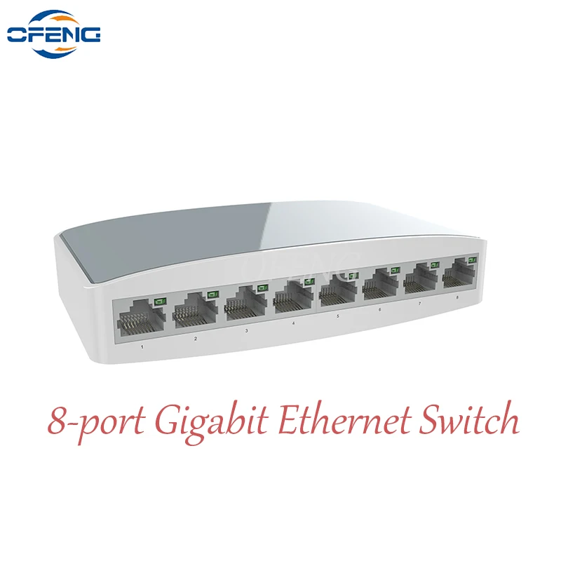 1000 Mbps Network Switch Gigabit Fast RJ45 Ethernet Switcher LAN Switching Hub Adapter Full duplex Exchange POE Switch