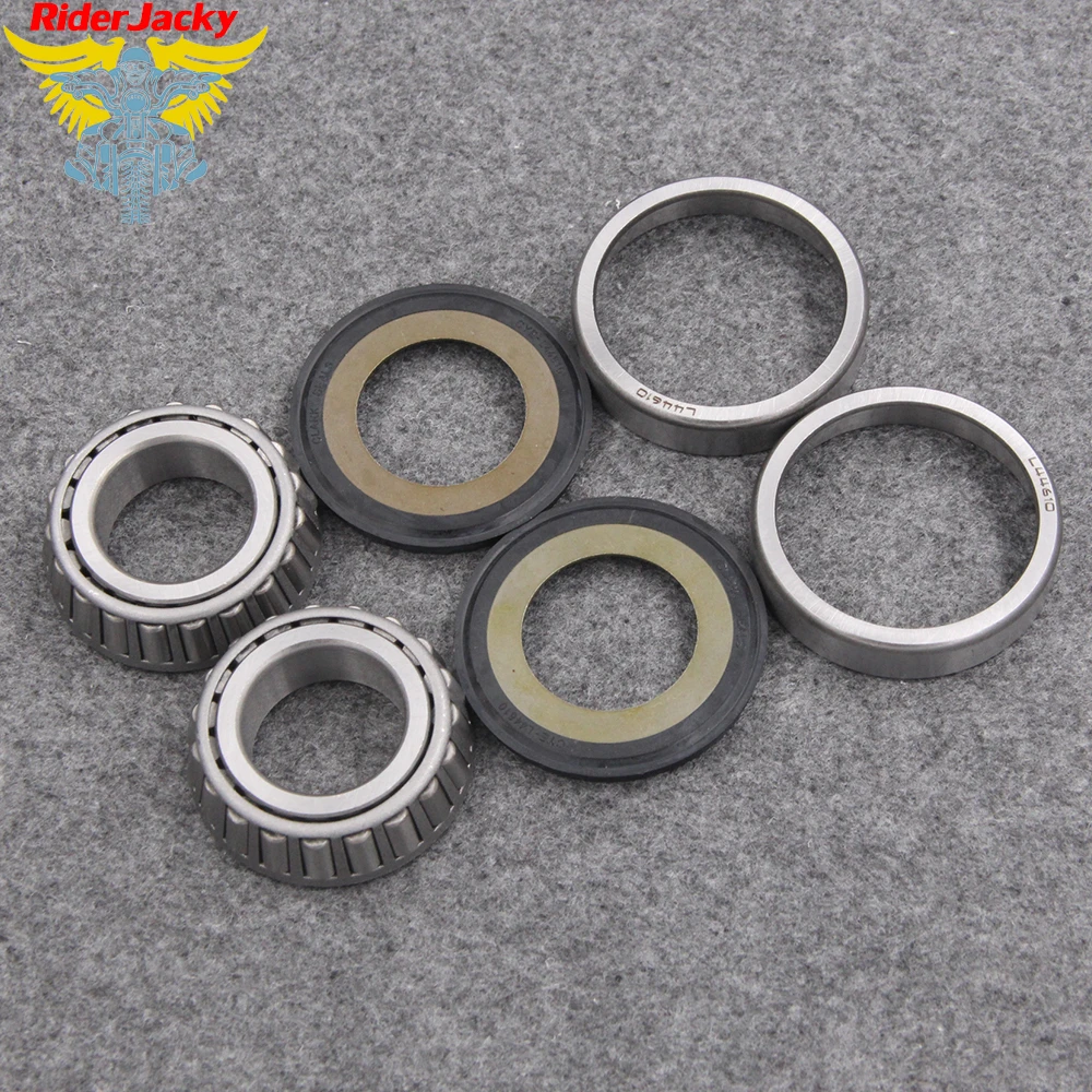 Motorcycle Steering Head Stem Bearings For Harley Model FXCW (2008-2009), FXCWC Rocker C (2008-2011),( E EL FL FLF ) 1949-1968