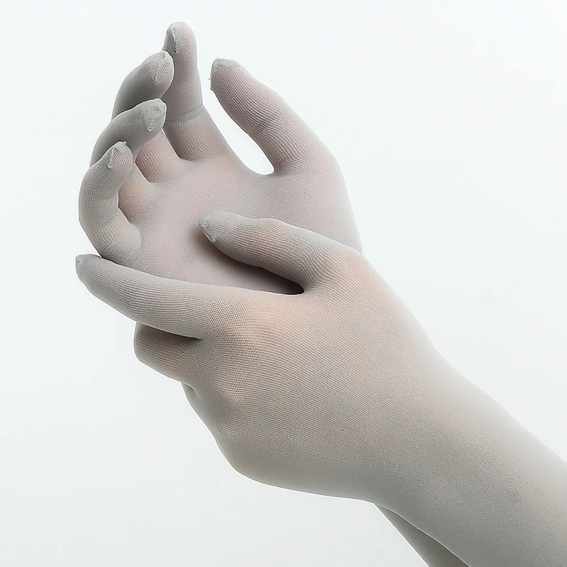 Sexy Spitze Dünne Transparente Hohl Atmungsaktive Lange Handschuhe Nahtlose Hohe Elastizität Solide Frauen Mann Weiß Schwarz Strumpf Handschuhe