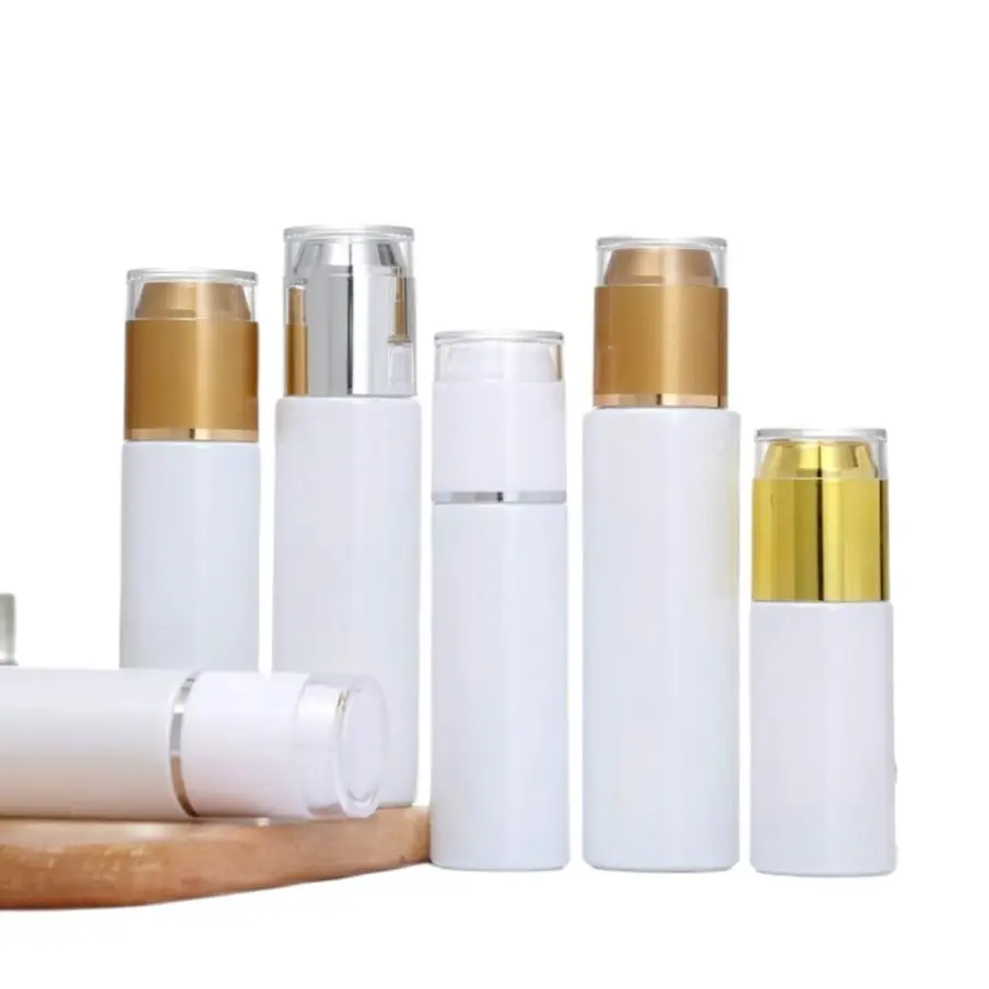 

60ml pearl white glass bottle white/silver/gold lotion/sprayer pump lotion/emulsion/serum/foundation skin care cosmetic packing