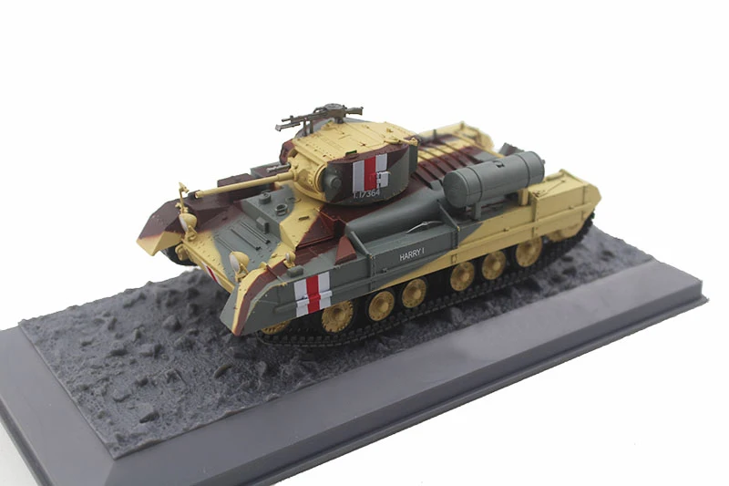 1/43 British Valentine Mk.II 1941 Light Tank Model Alloy finished product model