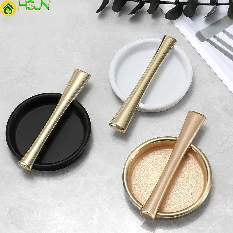 

European style modern simple personality embedded simple zinc alloy handle hardware cabinet drawer fastening slotted handle