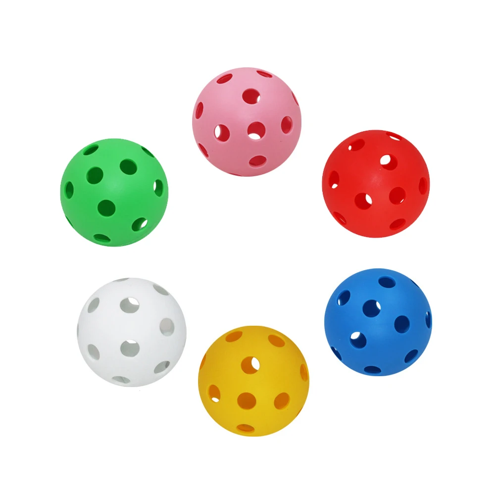 4Pcs Field Hockey Floorball PVC Plastic Stick Ball Street Outdoor Sport Practice Ice Hockey Puck Equipment