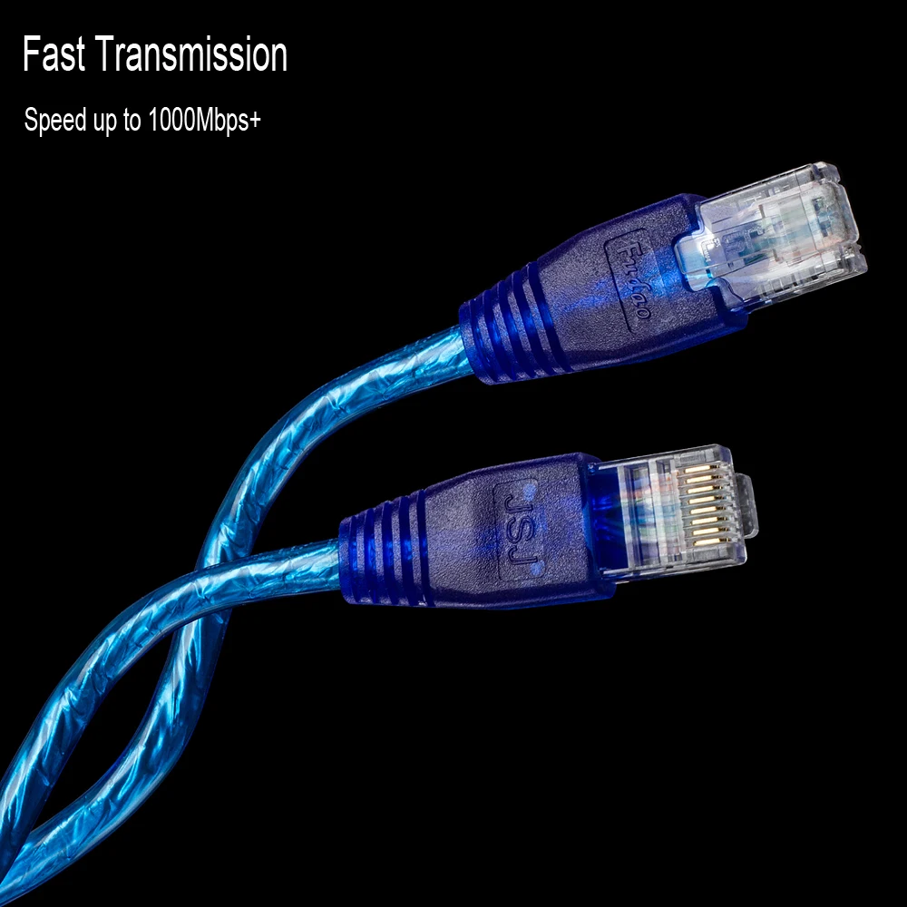 DIGIZULU Ethernet Cable RJ45 CAT5E FTP Network Patch Cord Lan Jump Cable For Modem Router Computer