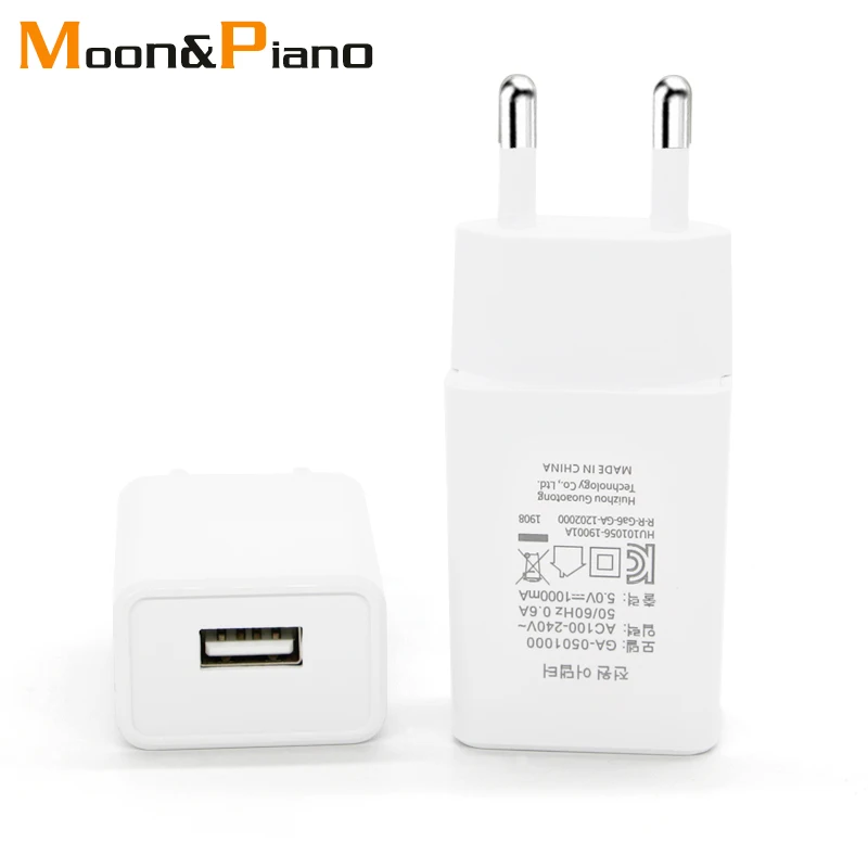 KC 인증 한국 변환 플러그, KCC 한국 EU 어댑터, 스마트폰 USB 충전기, 고속 충전, 5V1A 5V2A