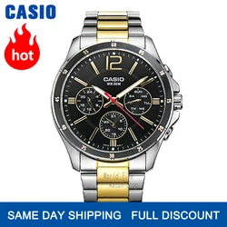 Casio relógio relógio de pulso dos homens top marca de luxo relógio de quartzo homens luminosos à prova d 'água assista esporte militar assista reloj hombre erkek kol saati montre часы мужские zegarek meski MTP-1374