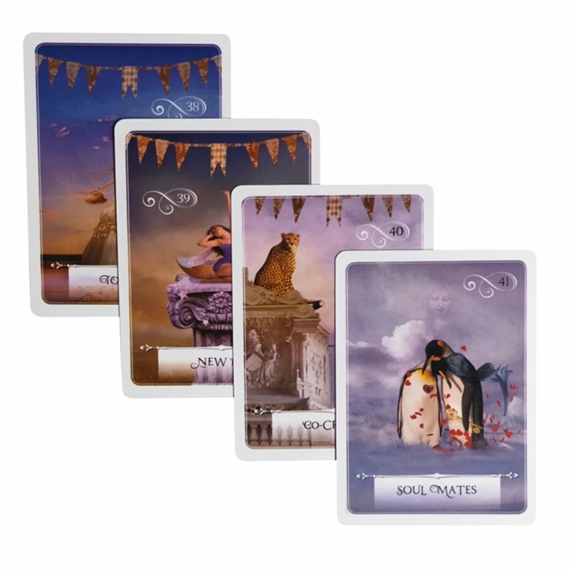 2023 New Wisdom of the Oracle Divination Card 52-Card Deck Tarots Family Party Board Game