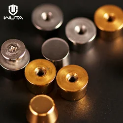 WUTA 10Pcs High Quality Stainless Steel Screw Back Rivets Stud Purse Feet Metal Studs for DIY Leather Bag Modified Accessories