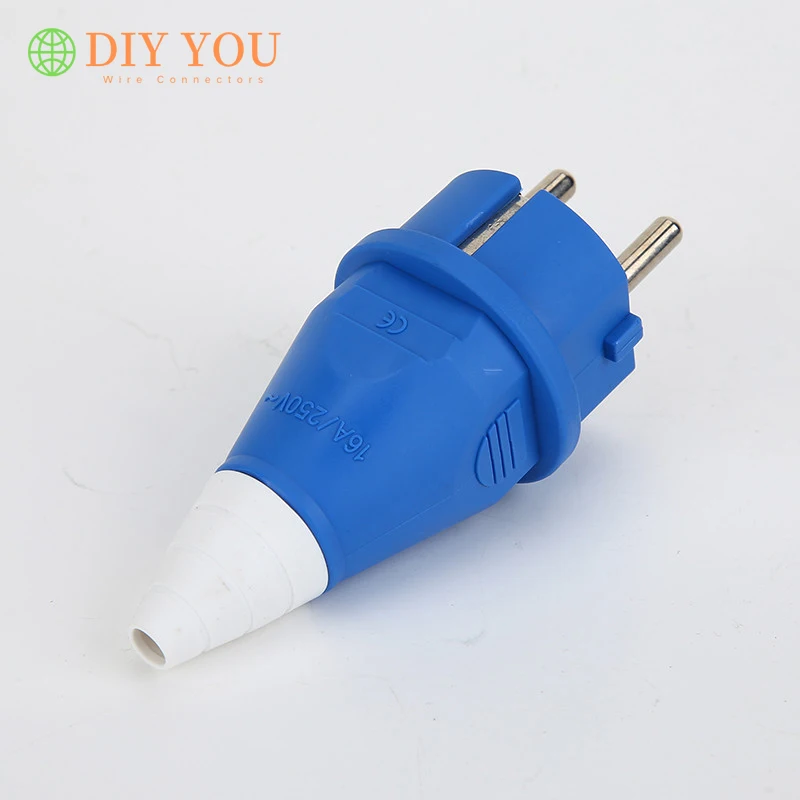 16A 220V-240V 2P+E IP44 European specifications air conditioning Industrial Plug Socket for cable Electric Power Connector