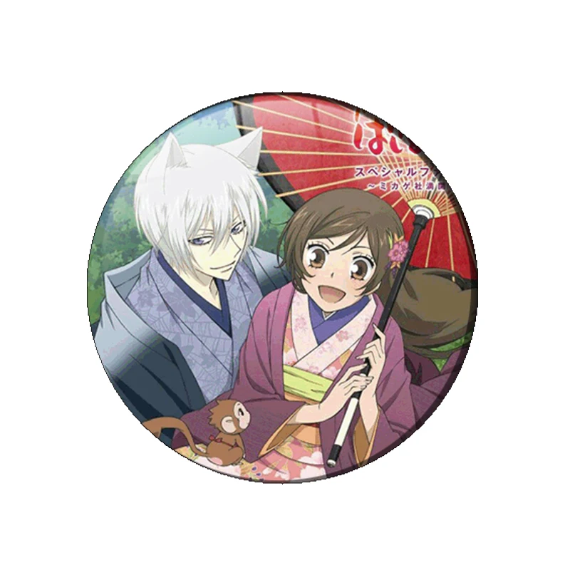 1pcs Anime Kamisama Love Kiss Cosplay Badge Cartoon Tomoe Momozono Nanami Brooch Pins Collection Badges for Backpacks Decoration