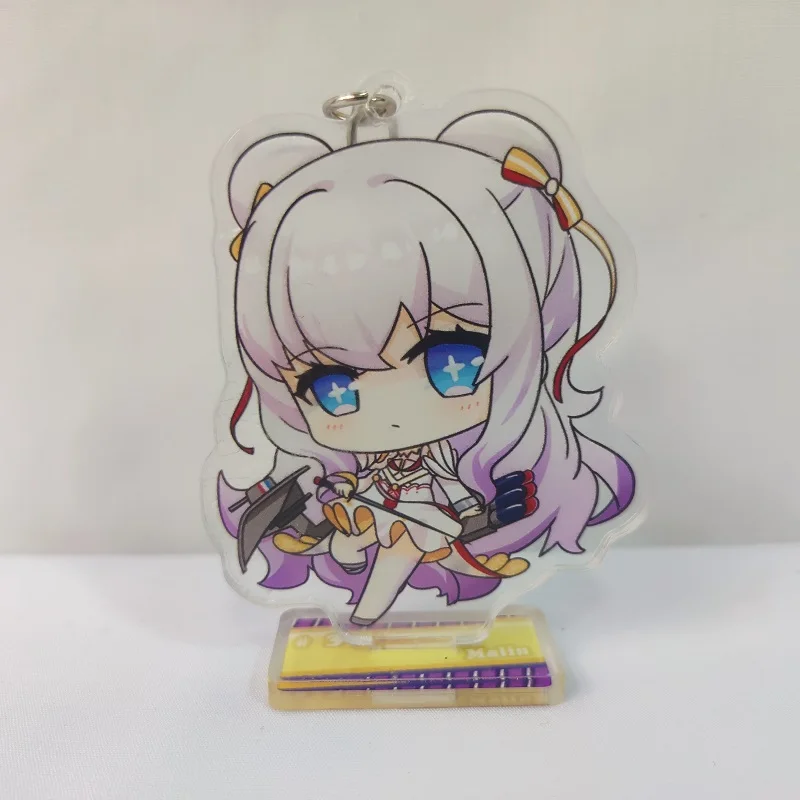 Azur Lane Figure Unicorn Acrylic Keychain Standing Sign Model Plate Desk Decor Christmas Gift Toys Anime Lovers Collection