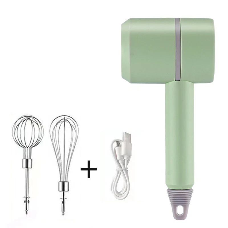 Wireless Electric Food Mixer Portable Hand Blender 3 Speeds High Power Dough Blender Egg Beater Baking Hand Mixer Kitchen Tools