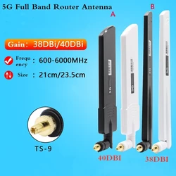 High Gain 40/38DBI 5G CPE Pro Router Antenna Flexible Fold Full Band Portable WIFI Antennas SMA Interface For Huawei B311 5E773