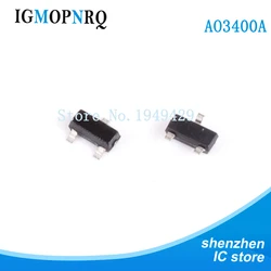 50pcs AO3400 AO3400A SOT23-3 MOSFET MOSFT 5.0A 29mOhm 30V 2.5V drv capable new
