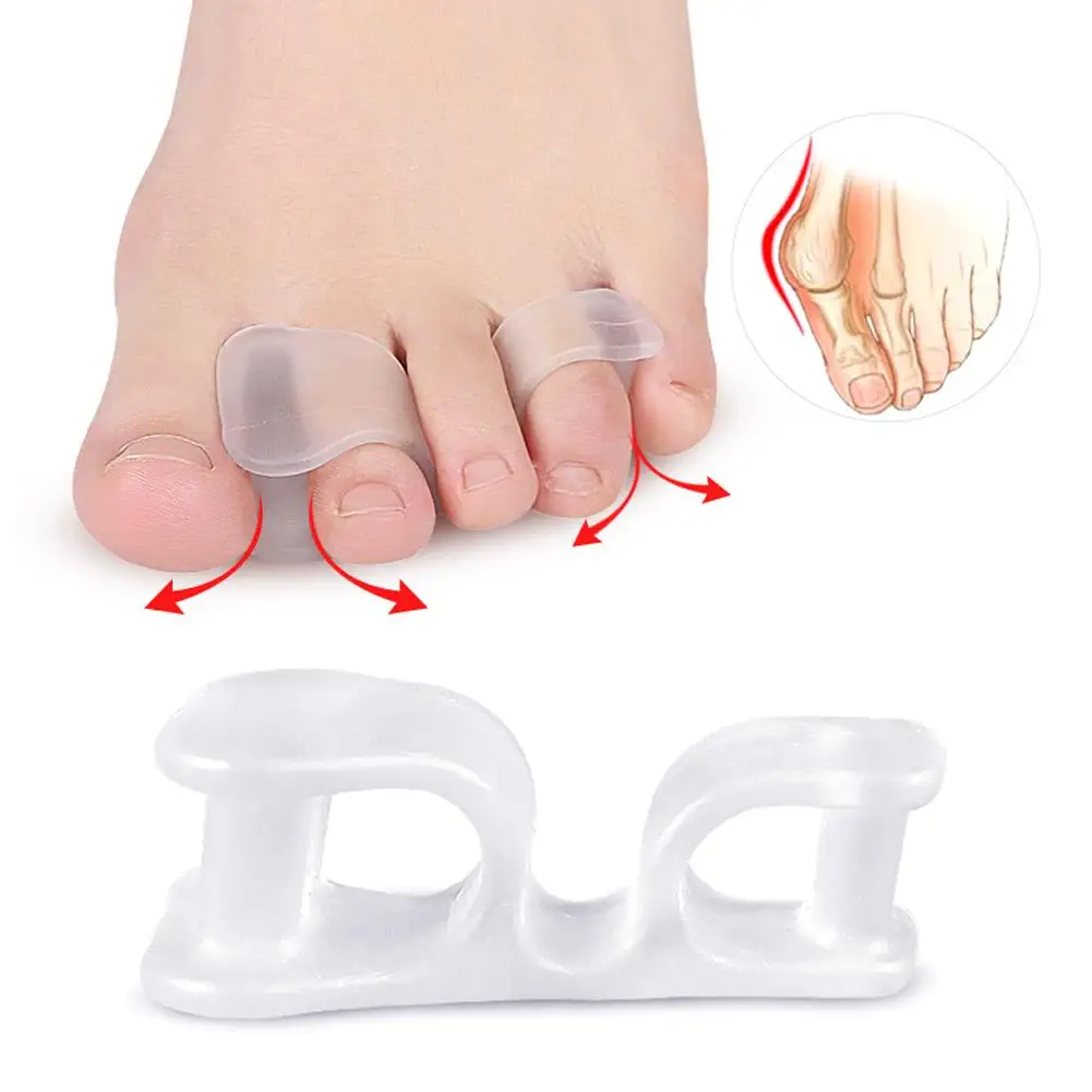 New Protective Toes Separator Suitable Bunion Corrector Material Silicone Gel Straightener Spacers Stretchers Care Tool