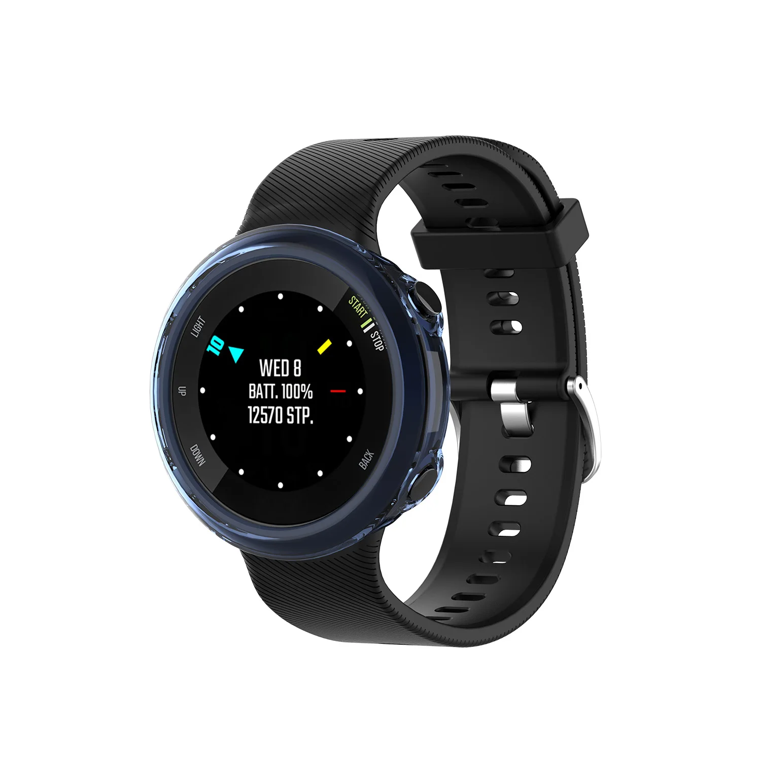 غطاء حافظة من السيليكون لـ Garmin Forerunner 45 45S Smartwatch إطار حماية من البولي يوريثان لـ Garmin 45/45S سوار إكسسوارات