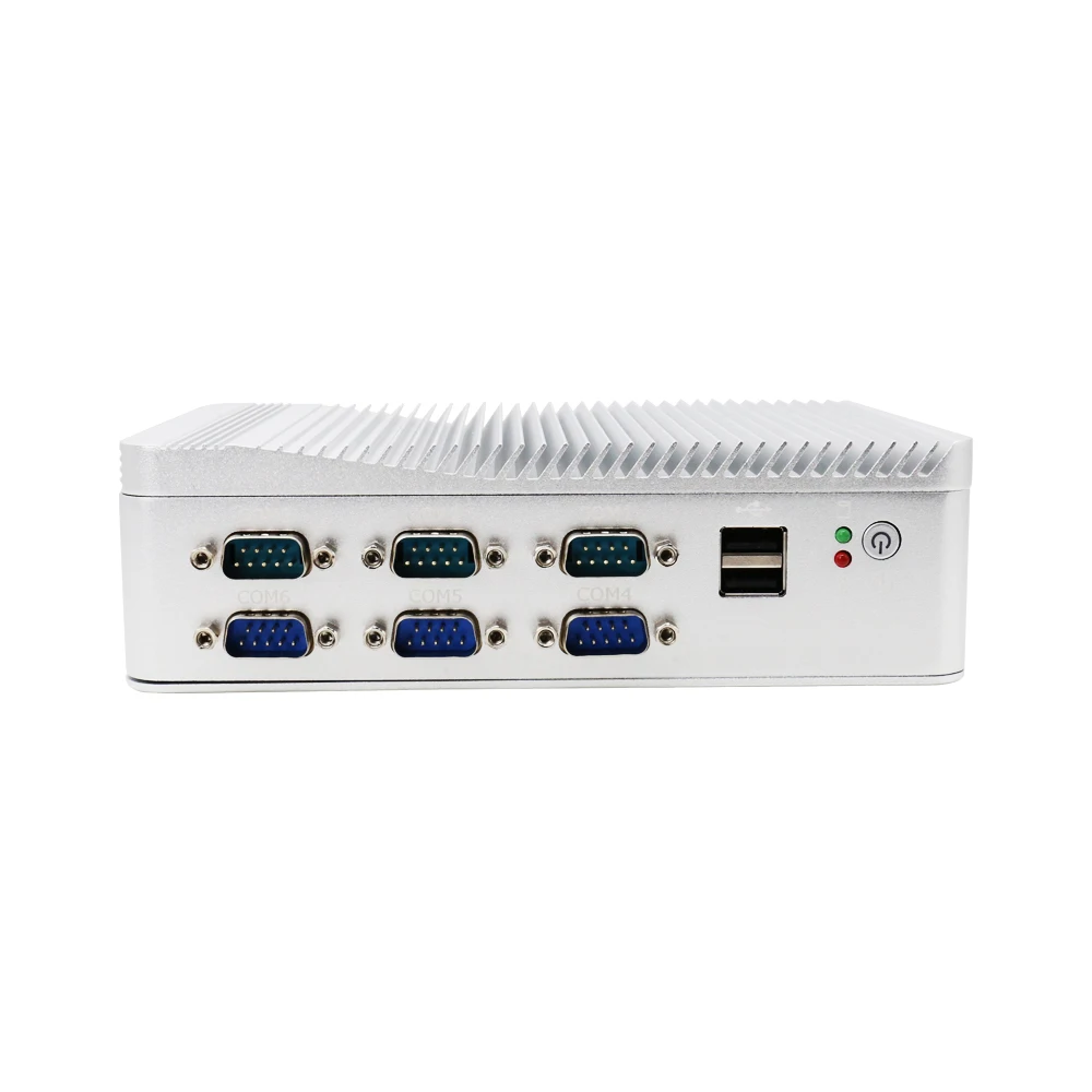 

Almighty Fanless Industrial Mini Computer IPC Intel Core i3 6157U 7x24 Hours 2*Lans 6*USB 6*COM GPIO LPT HD VGA 4G/3G WiFi