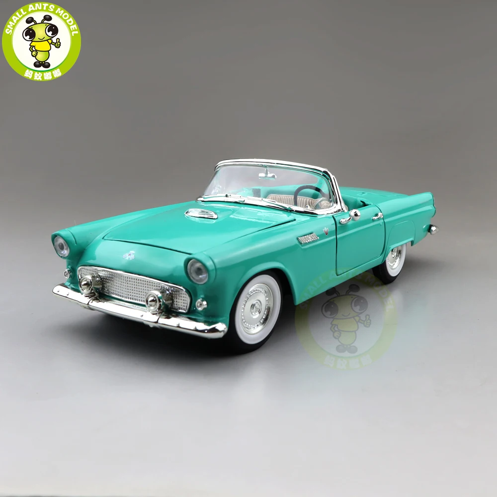 1/18 1955 THUNDERBIRD Road Signature Diecast Model Car Toys Gift For Father Friends