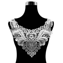 Fashion Fake Collar Lace Neckline Collars Women Neckband Applique Fabric Collarband High Quality False Collar For Lady