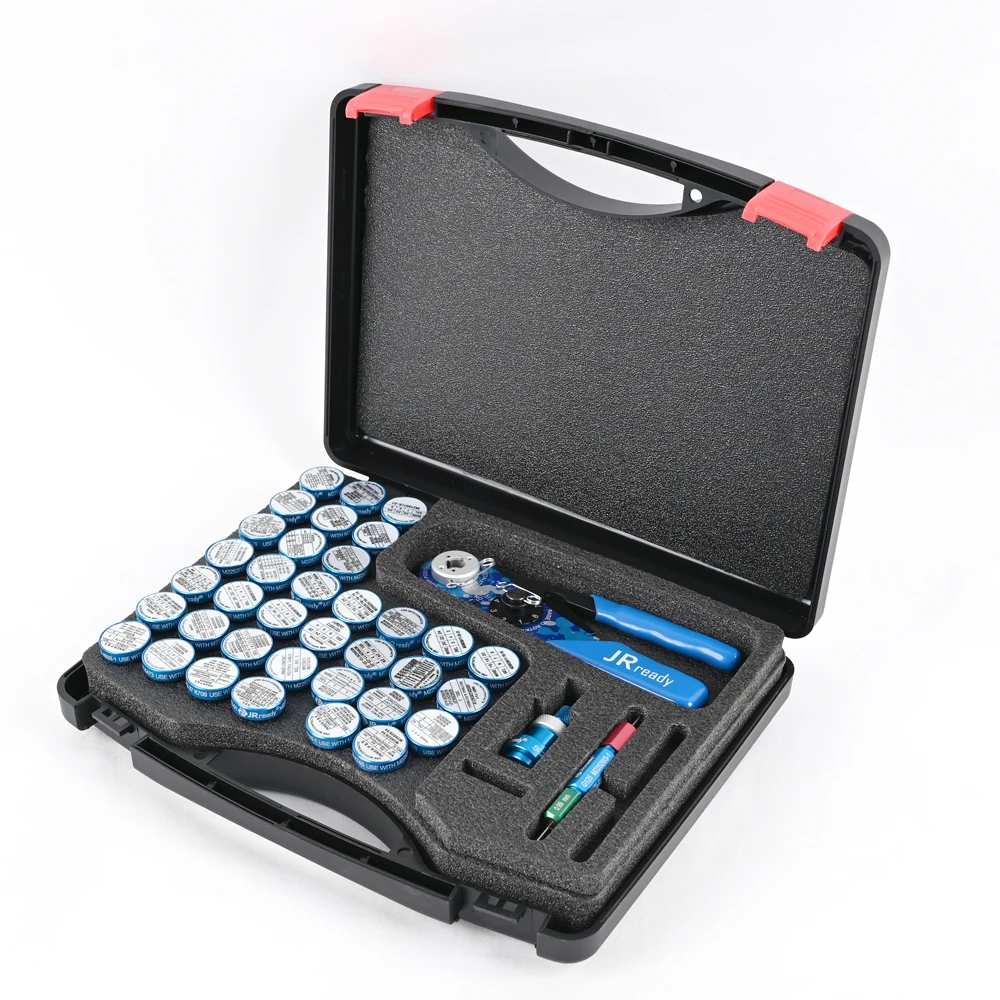 JRready Crimp Kit NEW-AS2 (M22520/2-01) Indent Crimper & 36 K series Positioners,Universal Positioner,G125 Go-nogo Gage