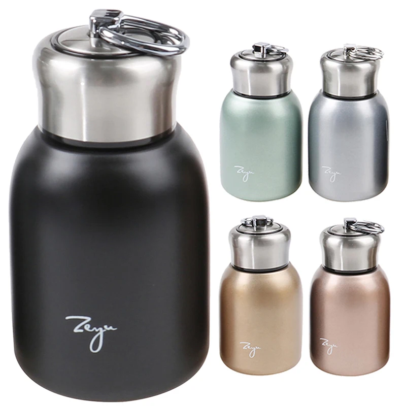 

1PC 300ml Mini Coffee Vacuum Flasks Lovely Thermos Portable Travel Water Bottle Cups