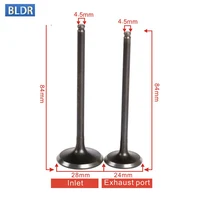 4.5mm Motocicleta Entrada Salida Admisión Válvula Escape Vástago Kit Para Honda AX-1 AX1 1988-90 NX250 Dominator 250 NX 250 1988-93