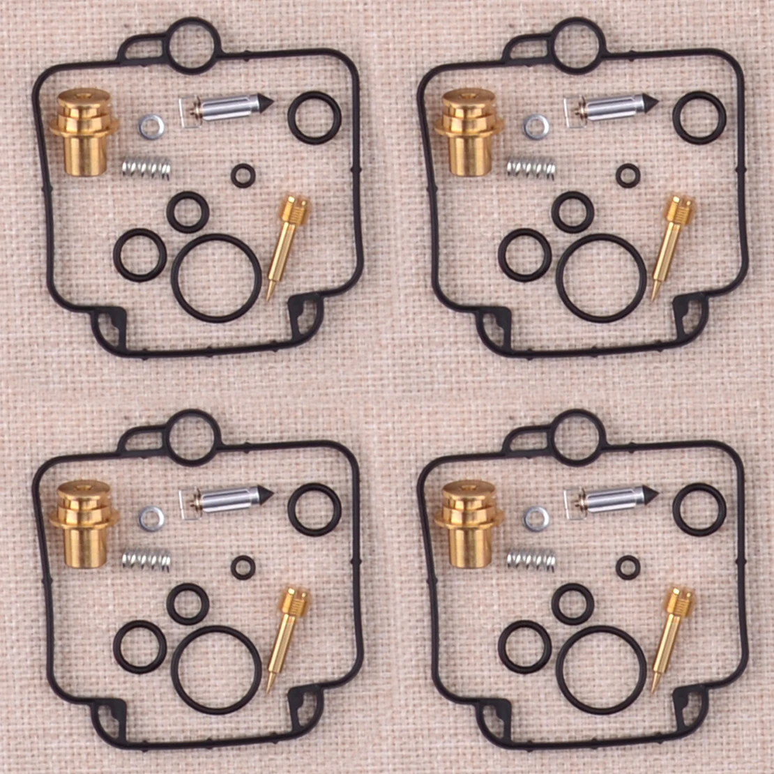 

4 Sets Carburetor Repair Kit Rebuild Set Fit For Suzuki GSX-R 750 1990 1991 GSX-R 750W 1992 1993 1994 1995 Accessories