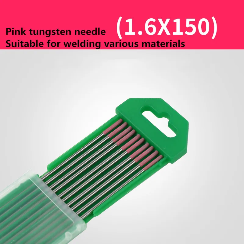 

10Pcs For AC Tig Welding Pure Tungsten Electrodes WP Green Tip 1.0/1.6/2.0/2.4mm