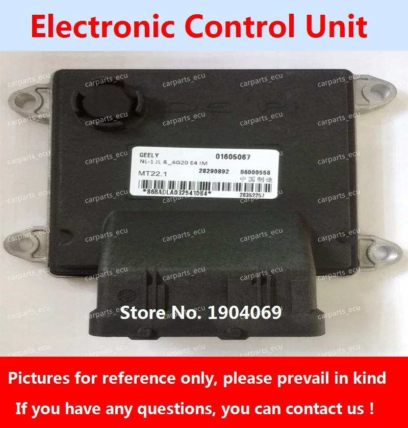 

Engine Computer Board B6000506 28290889 28352182 01605008 MT22 ECU B6000558 28290892 28352257 01605067 For Geely Gleagle Car