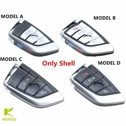KEYECU Replacement Uncut Keyless Smart Remote Key Shell Case for BMW X5 f15 x6 f16 2er f45 f46 x1 f48 2013-2018