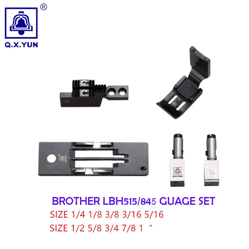 Q.X.YUN  Double Needle Gauge Set For Brother LT2-B845  Twin Needle Industrial Sewing Machine