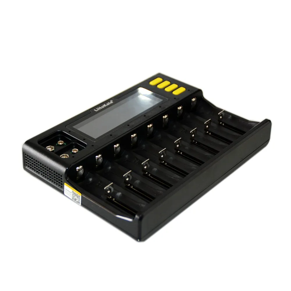 Liitokala lii s8 18650 26650 21700 شاحن بطارية ليثيوم 1.2 فولت 3.2 فولت 3.7 فولت متعددة الوظائف 8-slot الذكية شحن سريع AA AAA LiFePo4