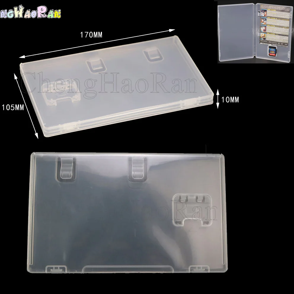 1piece Game Card Storage Case Box Transparent Cartridge Holder Shell For Switch NS With Book Holder For Inserted Cover Accessory