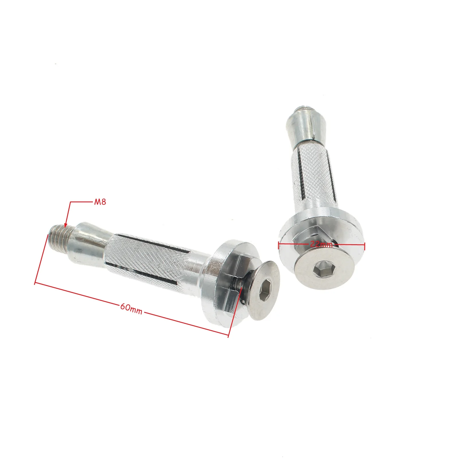 1 Pair 22mm Handlebar  Hand guard Clamp Mounting Bracket Holder Screw For Retrofit Motorcycle