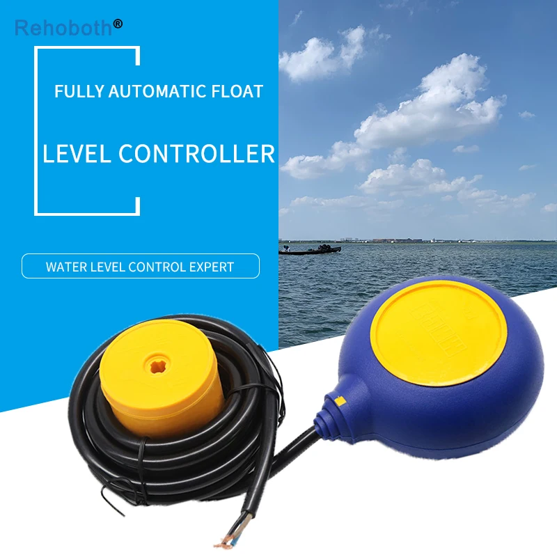 2M 3M 4M 5M Round Shape Controller Float Switch Liquid Switches Fluid Water Level Float Switch Controller Contactor Sensor