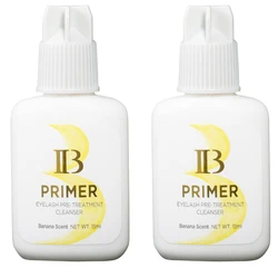 2pcs IB Primer Clear Glue Pre Treatment Cleanser False Lash Shampoo I Beauty Remover Korea Original Eyelash Extension Foam Tool