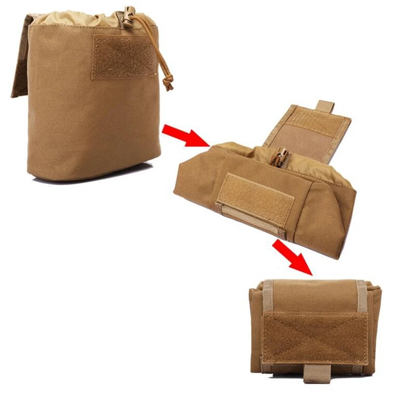 

Tactical Hunting Pouch Combat Fold Mag Recovery Pouch Molle System Tactical Molle Dump Magazine Pouch