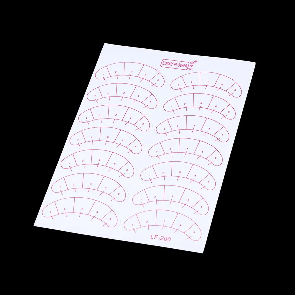 70 Uds nuevo maquillaje profesional debajo de las puntas de los ojos parche de extensión de pestañas injerto almohadilla de escala de pestañas