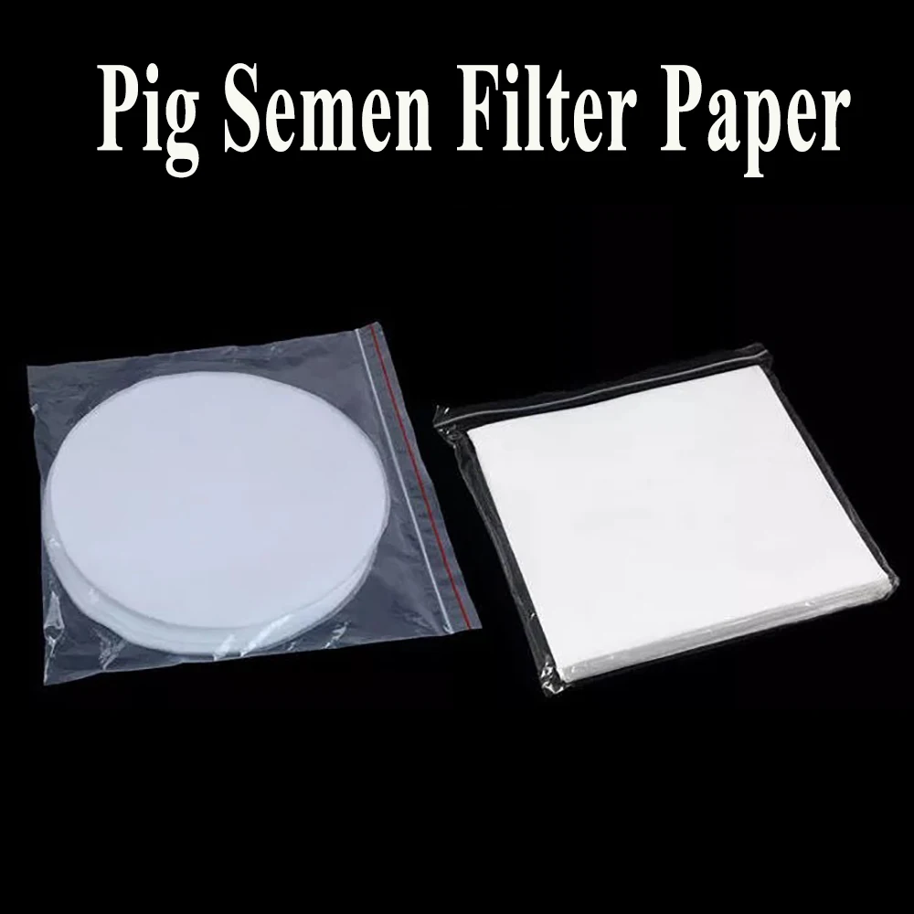 1Bag/100pcs Pig Semen Sperm Filter Paper Artificial Insemination Dilution Non-woven Clean Paper For Boar Piggery Farming Tools