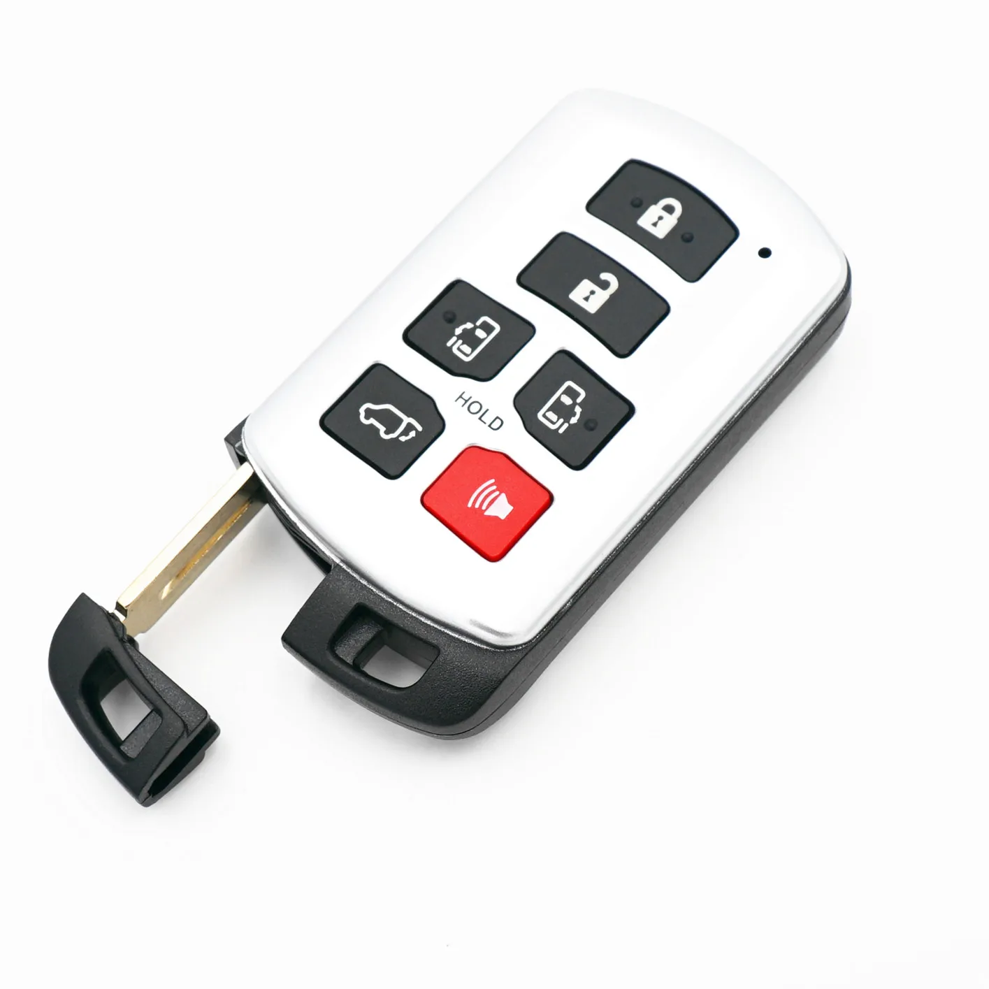 WFMJ для 2011-2019 Toyota Sienna hyq14адр БЕСКЛЮЧЕВОЙ вход 6 кнопок дистанционный смарт-ключ чехол оболочка Fob