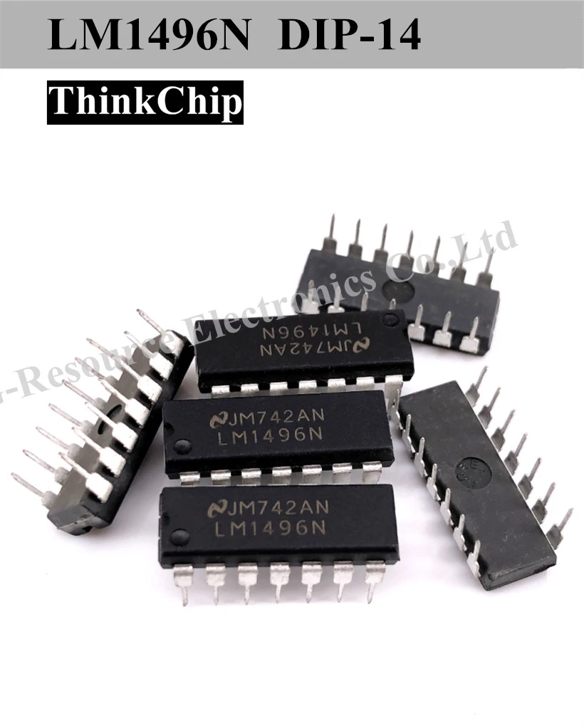 (10pcs) LM1496N DIP-14 LM1496 Balanced Modulator-Demodulator