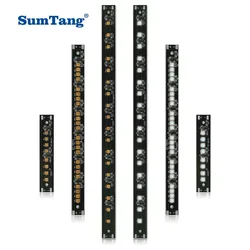 Sumtang High Quality 130-480mW 12V 24V UV Light Strip 265nm-285nm 8W 18W 24W UVC LED Stick Module for Disinfection Equipments