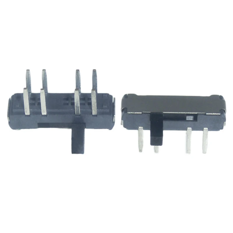10 pces MSK-23D19 interruptor de toggle pwb painel horizontal slide switch smd tripé engrenagem micro interruptor 8pin