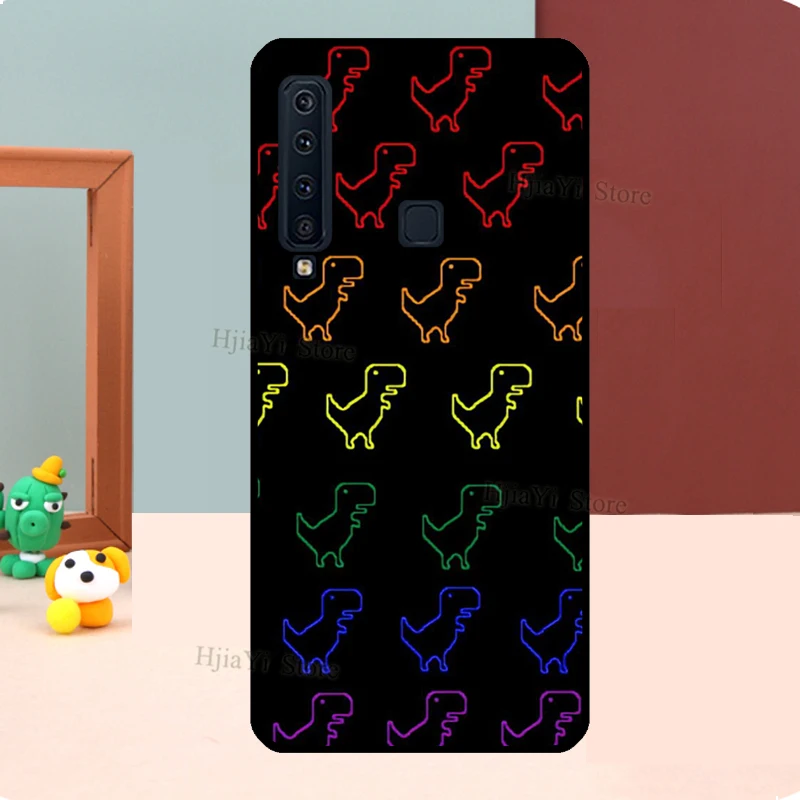 Fun Dinosaur Pattern Dino For Samsung Galaxy J7 J3 J5 2017 A3 A5 2016 J4 J6 A6 A8 Plus J2 Core J8 2018 Phone Case image 3