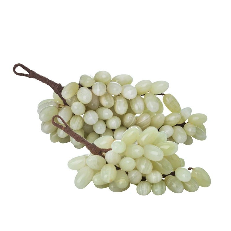 Digao model room dining room sofa green white jade grape indoor soft decoration home decoration fruit decoration