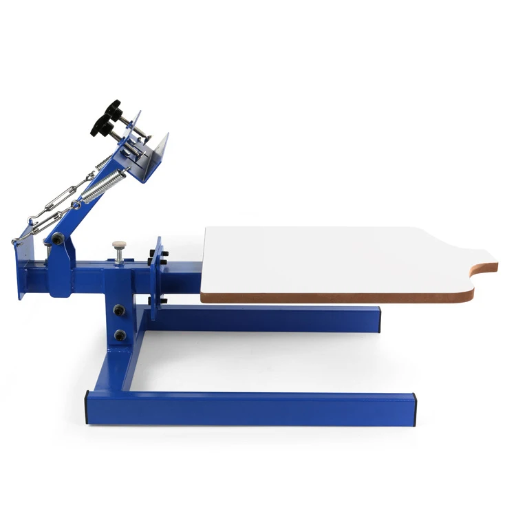 Mesa de impresión Manual monocromática, camiseta, ropa, bolsa no tejida, máquina de serigrafía de tela